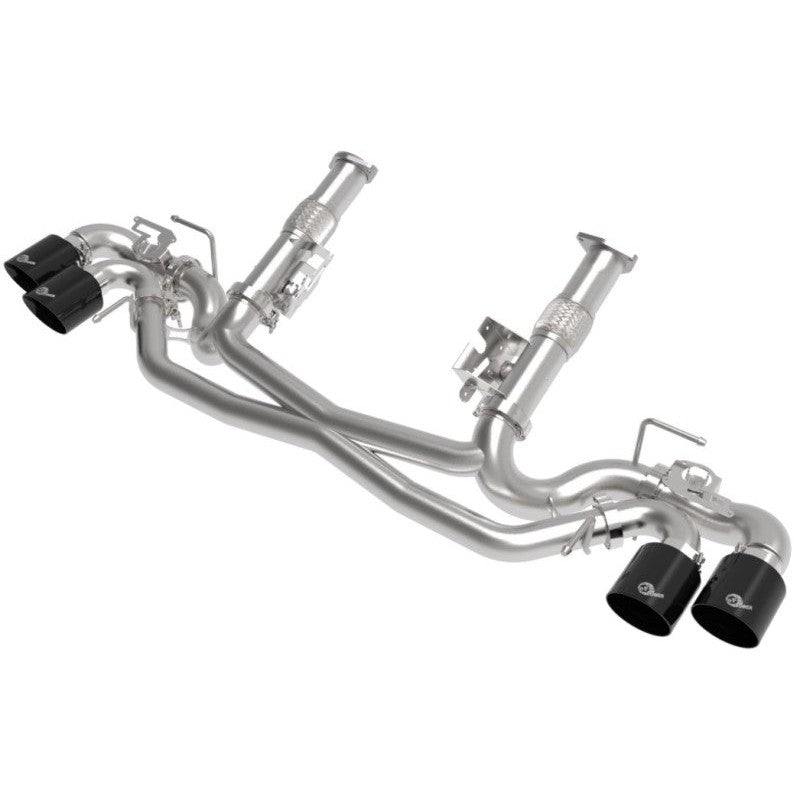 AFe MACH Force-Xp 304 Stainless Steel Cat-Back Exhaust Black 2020 Chevrolet Corvette C8