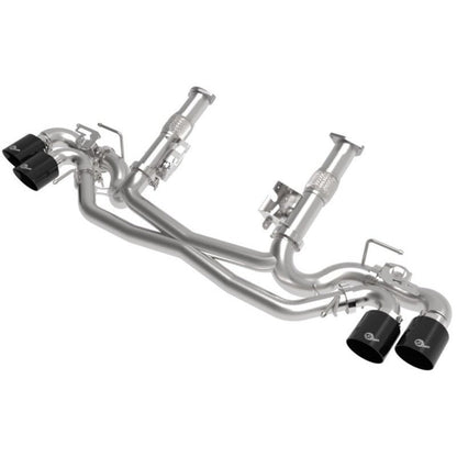 AFe MACH Force-Xp 304 Stainless Steel Cat-Back Exhaust Black 2020 Chevrolet Corvette C8