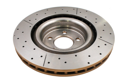 DBA 08-15 Dodge Challenger SRT-8 Front Drilled & Slotted Street Series Rotor