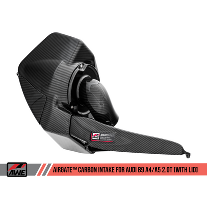 AWE Tuning Audi B9 A4/A5 2.0T Quattro Carbon Fiber AirGate Intake w/ Lid