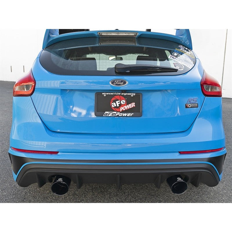 aFe Takeda 3in 304 SS Cat-Back Exhaust System w/ Black Tips 16-18 Ford Focus RS I4-2.3L (t)