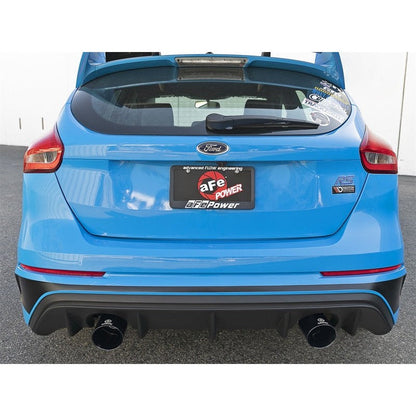 aFe Takeda 3in 304 SS Cat-Back Exhaust System w/ Black Tips 16-18 Ford Focus RS I4-2.3L (t)