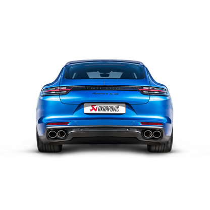 Akrapovič Evolution Line Catback Exhaust System (Titanium) w/Carbon Tail Pipe Set - 2017-2024 Porsche Panamera Turbo