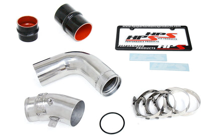 HPS Intercooler Charge Pipe Cold Side, 2017-2019 GMC Sierra 2500 HD Duramax 6.6L V8 Diesel Turbo L5P