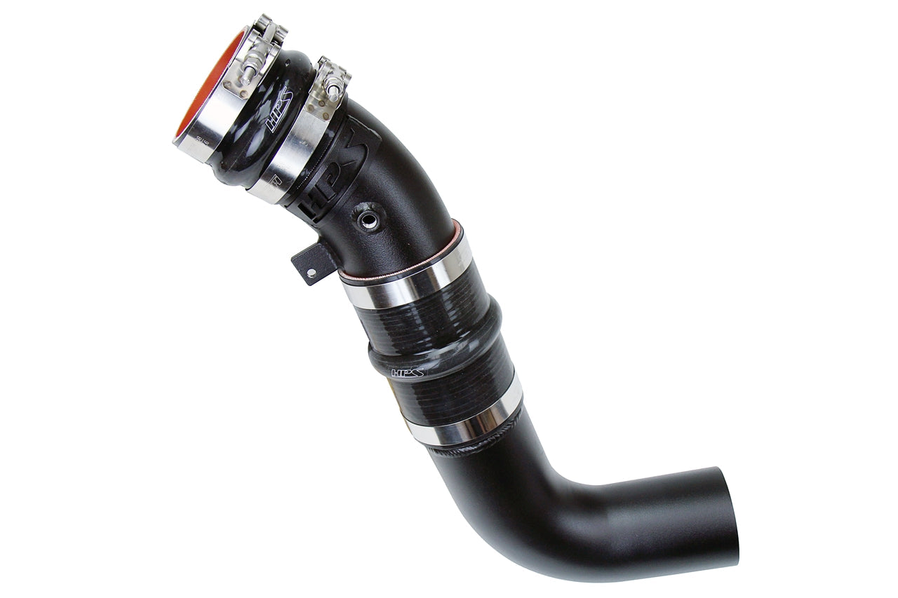 HPS Intercooler Charge Pipe Cold Side 2017-2020 Chevy Silverado 2500 HD Duramax 6.7L (L5P) Turbo Diesel , Black 17-120WB