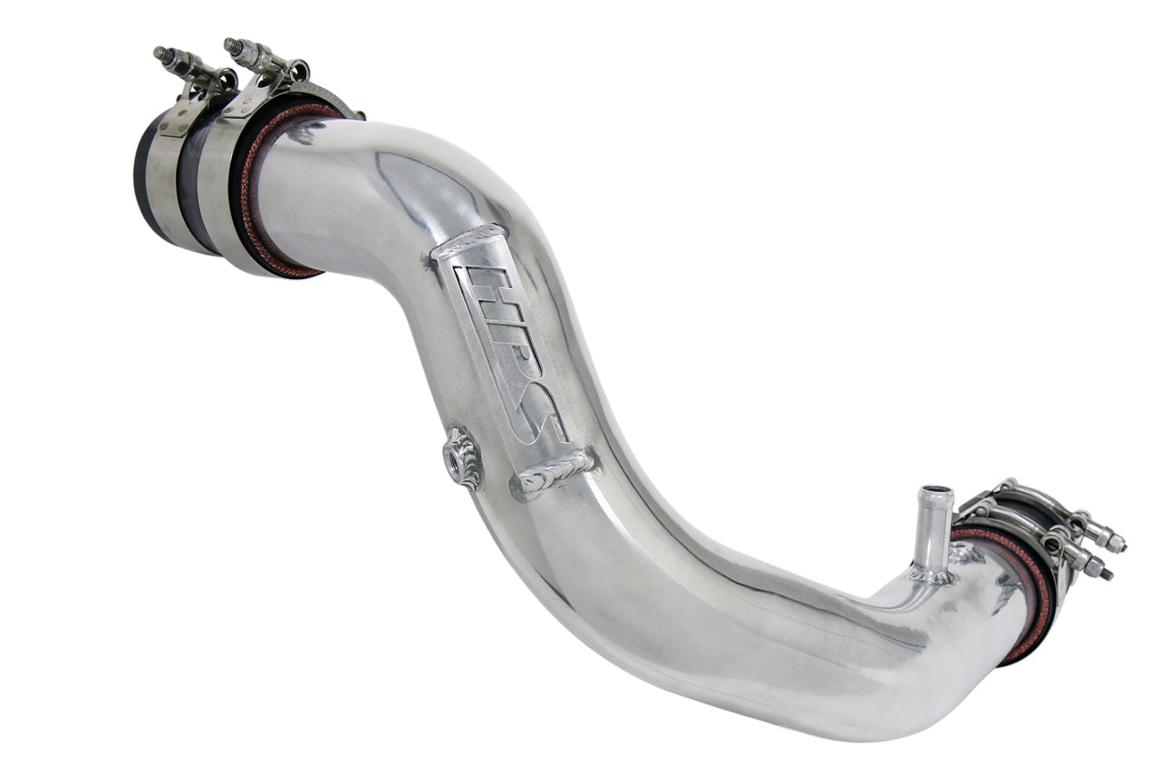 HPS Performance Intercooler Charge Pipe 2016 2017 Lexus RC200t 2.0L Turbo, Polish, 17-122P