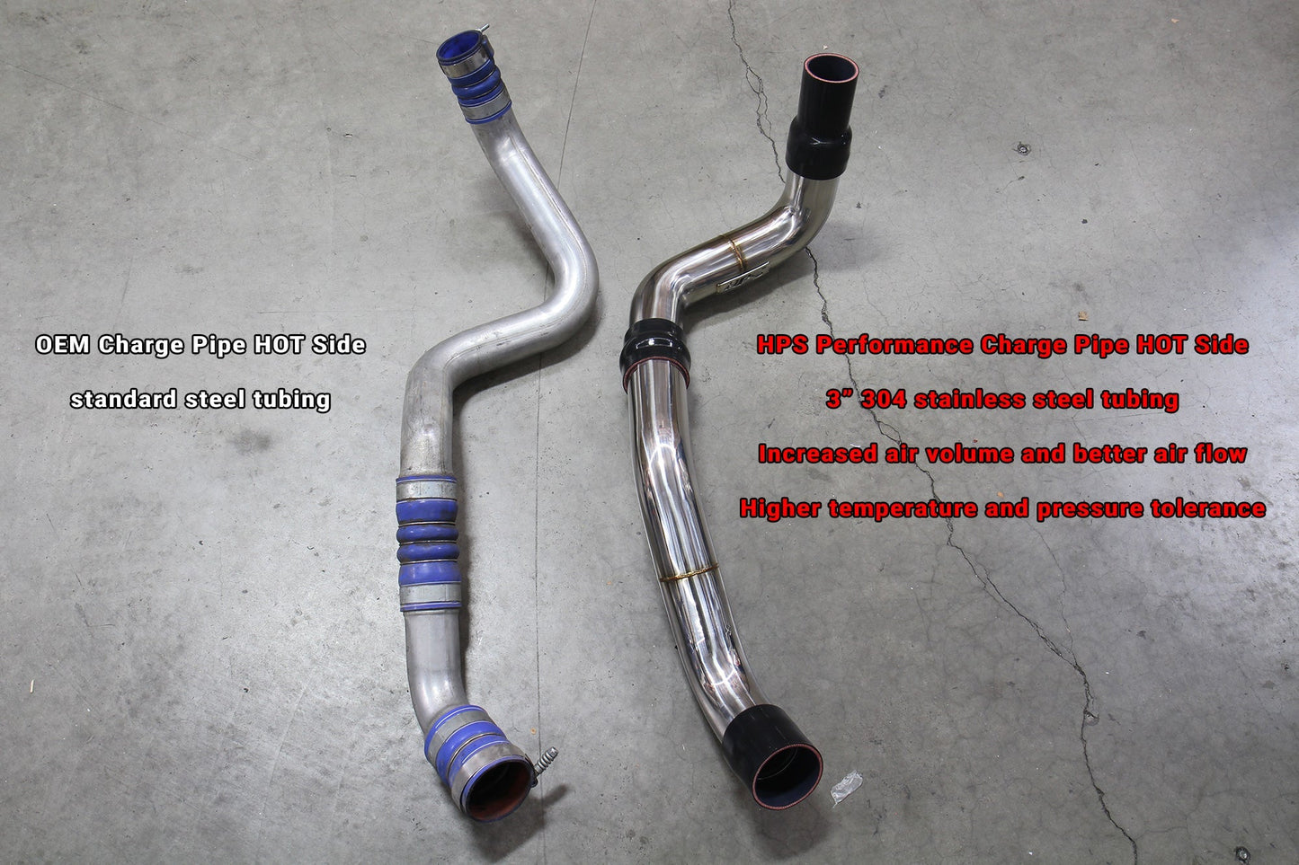 HPS Intercooler Charge Pipe GMC 2013-2016 Sierra 2500 HD 6.6L Duramax Diesel Turbo LML