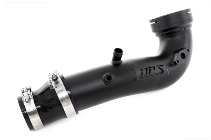 HPS Black Intercooler Cold Side Charge Pipe BMW 2010-2017 535i 3.0L Turbo N55 F07 F10 F11 17-127WB