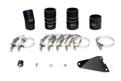 HPS Hot & Cold Side Charge Pipe with CAC Hose Intercooler Boots, 03-07 Ford F550 Superduty Powerstroke 6.0L Diesel Turbo