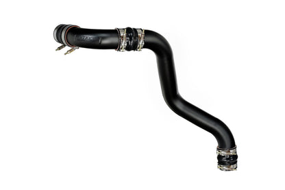HPS Performance Black Intercooler Charge Pipe Hot Side, 2017-2019 Chevy Silverado 2500 HD Duramax 6.6L V8 Diesel Turbo L5P 17-146WB