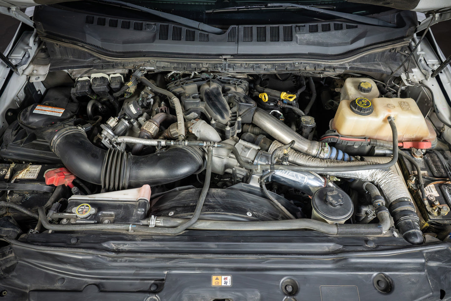HPS Cold Side Charge Pipe with CAC Hose Intercooler Boot, 2011-2016 Ford F350 Superduty Powerstroke 6.7L Diesel Turbo, 17-154
