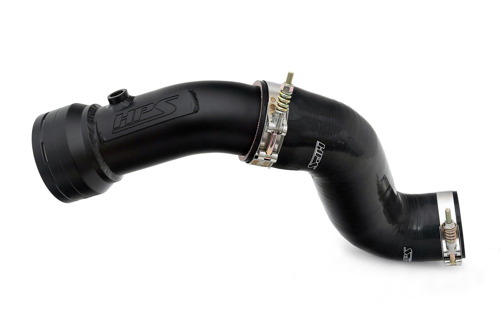 HPS Black Cold Side Charge Pipe with CAC Hose Intercooler Boot, 2017-2023 Ford F450 Superduty Powerstroke 6.7L Diesel Turbo 17-155WB