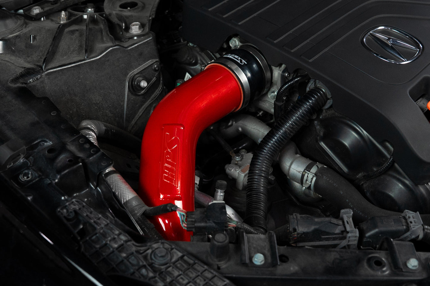 HPS Intercooler Charge Pipe (Cold and Hot Side), 2021-2025 Acura TLX Type S 3.0L Turbo, Red, 17-164R