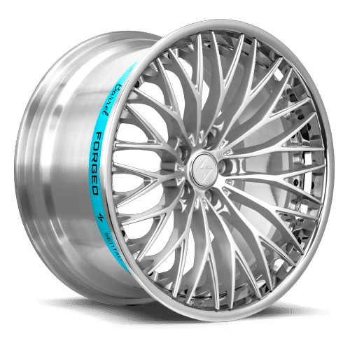 Sentali Barrel Forged SB1 Polished Lip / Hyper Silver Centre 22x9.5 +35 5x114.3mm 73.1mm