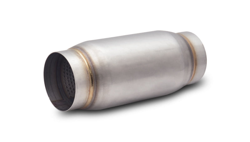 Vibrant SS Race Muffler 4in inlet/outlet x 9in long
