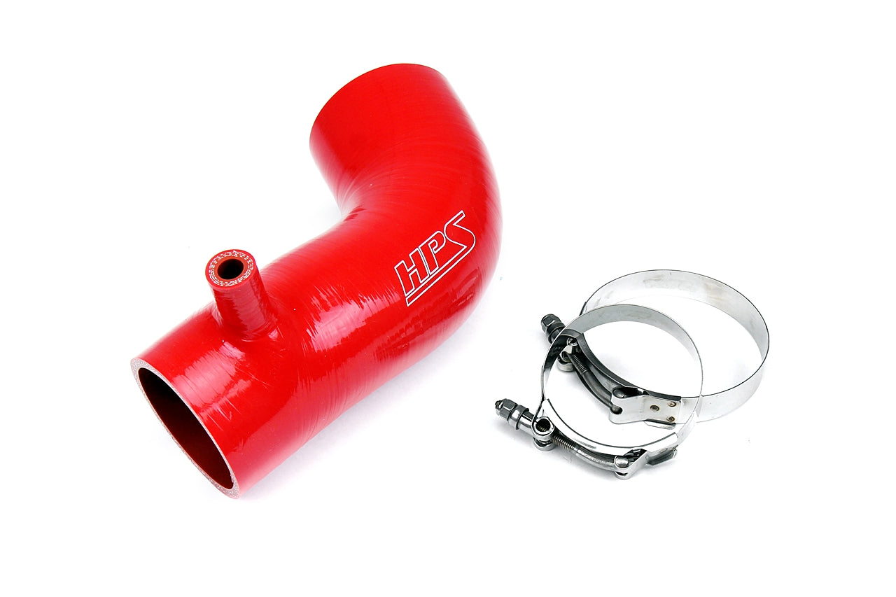 HPS Red Silicone Air Intake Kit Post MAF Hose 2012-2015 Honda Civic Si 2.4L Coupe Sedan 17838-RED