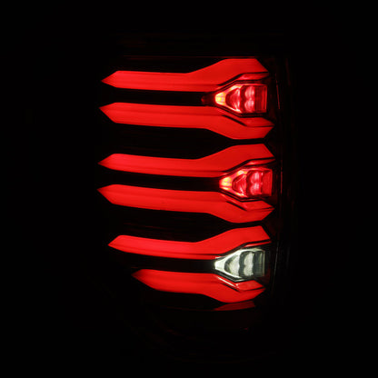 AlphaRex 09-14 Ford F150 LUXX LED Taillights - AlphaBlack Housing