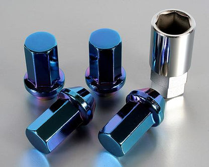 Project Kics 12X1.25 Titanium Blue Caliber Lug Nut