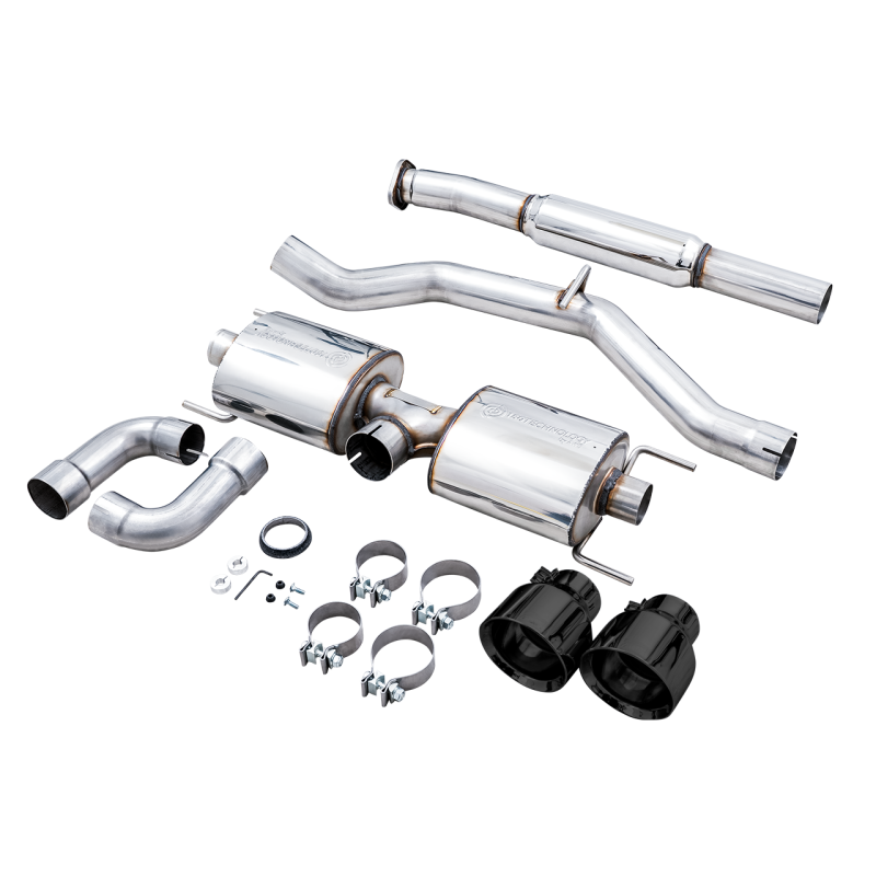 AWE Subaru BRZ/ Toyota GR86/ Toyota 86 Touring Edition Cat-Back Exhaust- Diamond Black Tips