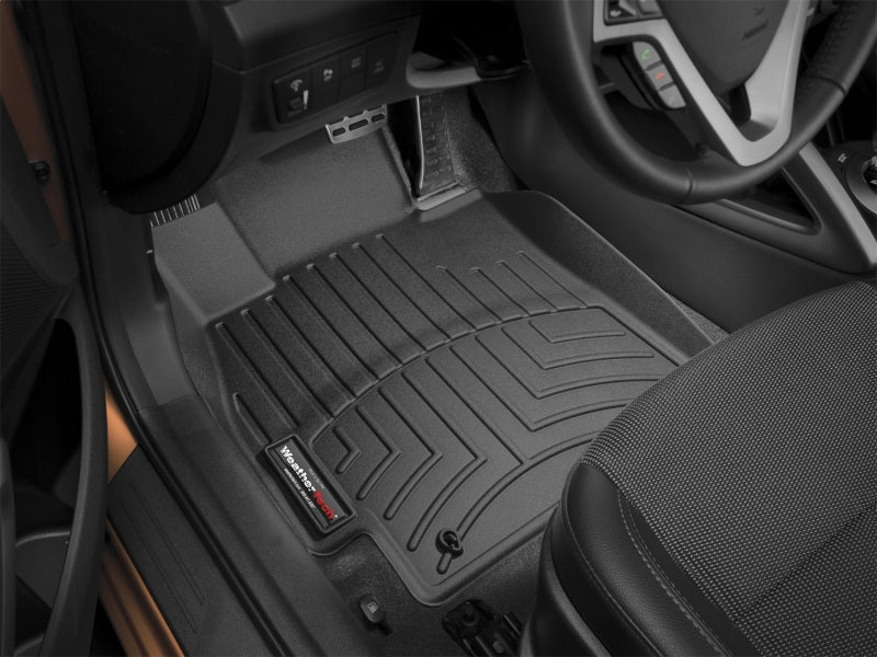 WeatherTech 12+ Hyundai Veloster Front FloorLiner - Black