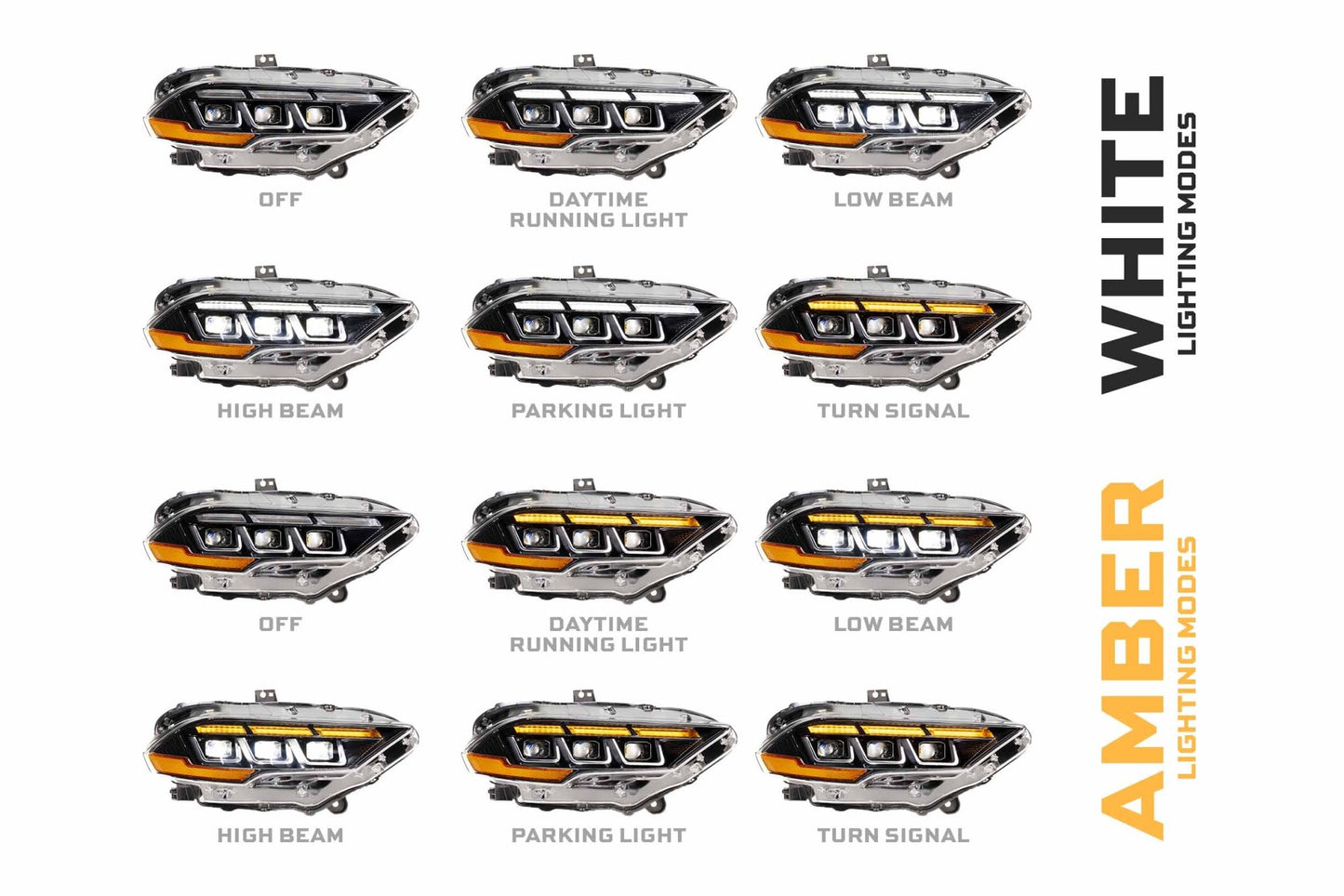 18 - 23 Ford Mustang: Morimoto XB LED Headlights (Gen ll) - Headlights - Morimoto XB LED Headlights