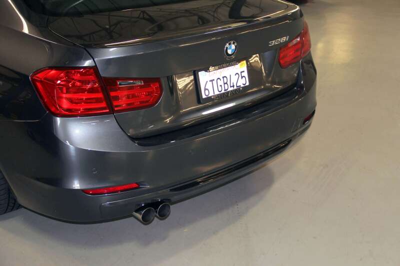 Dinan 12-16 BMW 328i/428i (F30/F31/F32/F33) Free Flow Axleback Exhaust System - Black Tips