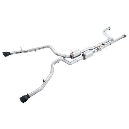 AWE Tuning 2021 RAM 1500 TRX 0FG Cat-Back Exhaust - Diamond Black Tips