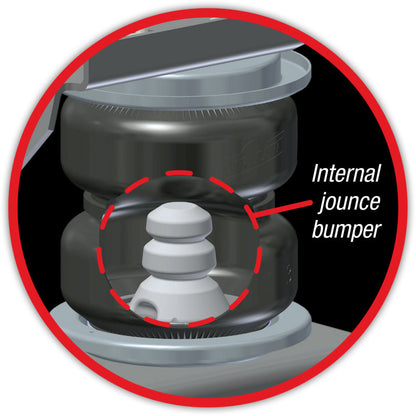 Air Lift Replacement Air Spring - LoadLifter 5000 Ultimate Bellows Type w/ internal Jounce Bumper