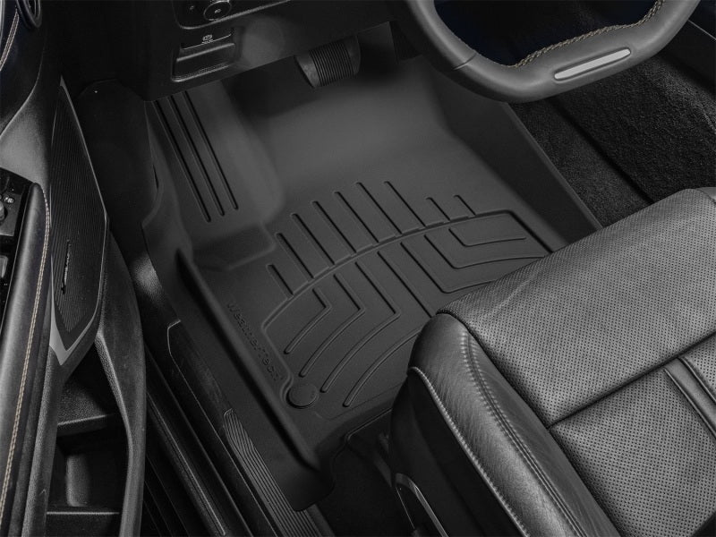 WeatherTech 22-23 Jeep Grand Wagoneer / Wagoneer (WS) Front FloorLiner HP - Black