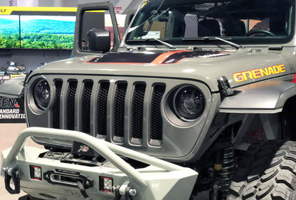 Oracle Oculus Bi-LED Projector Headlights for Jeep JL/Gladiator JT - Matte Blk - 5500K