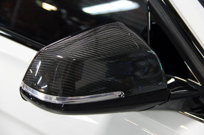 Dinan 12-21 BMW 2/3/4-Series (F22/F30/F31/F32/F33/F34/F36/F45/F46) Carbon Fiber Mirror Cover Set