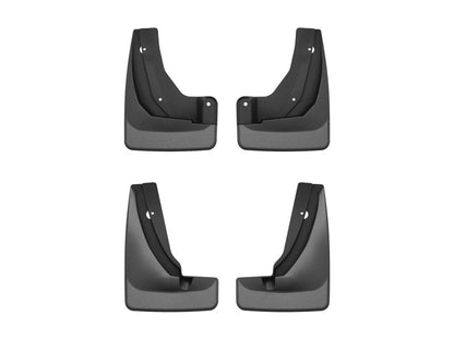 WeatherTech 24-26 Hyundai Santa Fe Front & Rear Mudflaps - Black