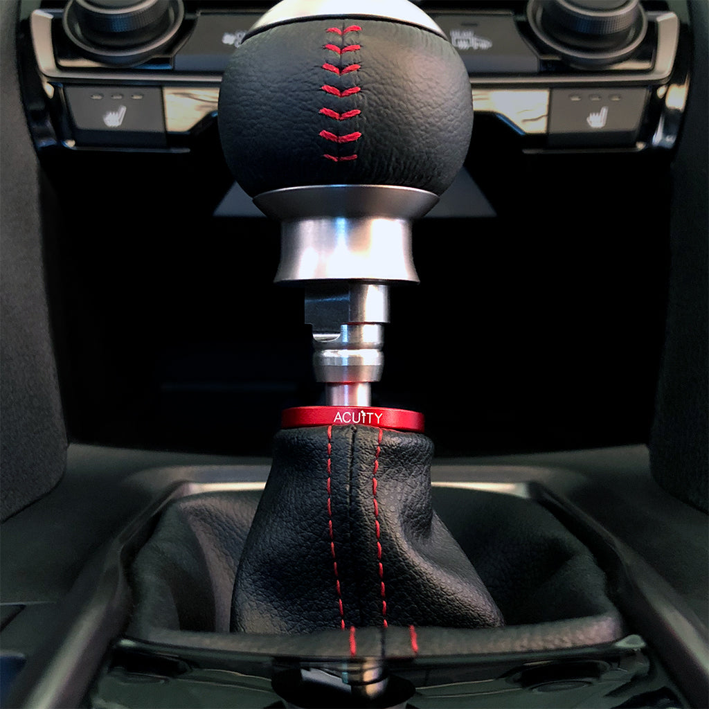 Shift Boot Collar Upgrade (Satin Red Aluminum Finish)