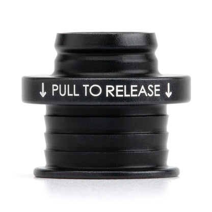 POCO Low-Profile Shift Knob in Satin Black Anodized Finish