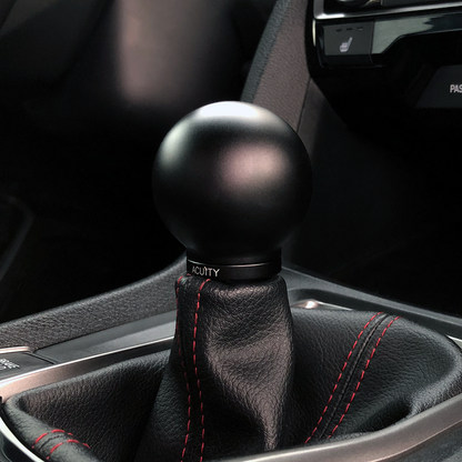 POCO Low-Profile Shift Knob in Satin Black Anodized Finish