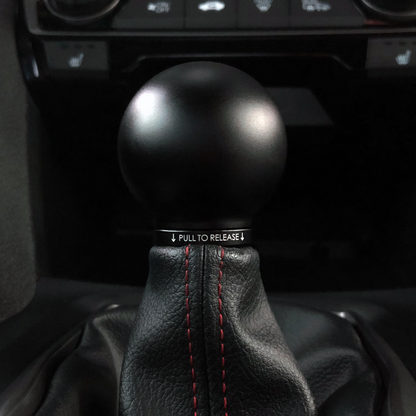 POCO Low-Profile Shift Knob in Satin Black Anodized Finish