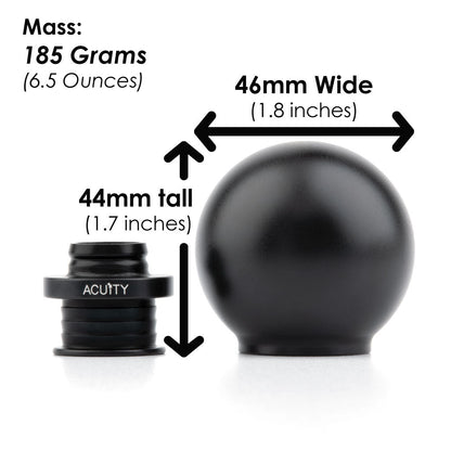 POCO Low-Profile Shift Knob in Satin Black Finish (M10X1.5)