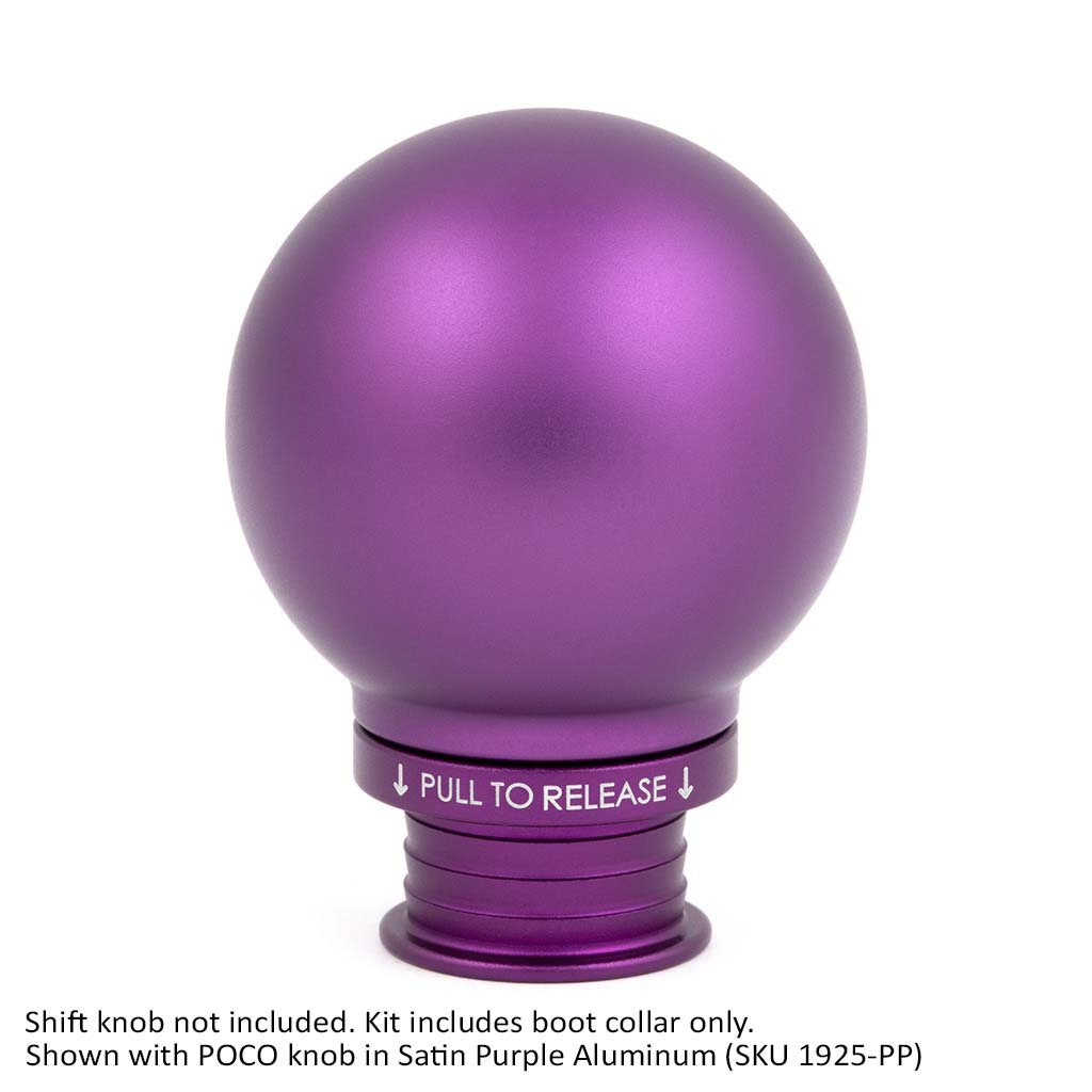 Satin Purple Aluminum Shift Boot Collar for POCO Shift Knobs