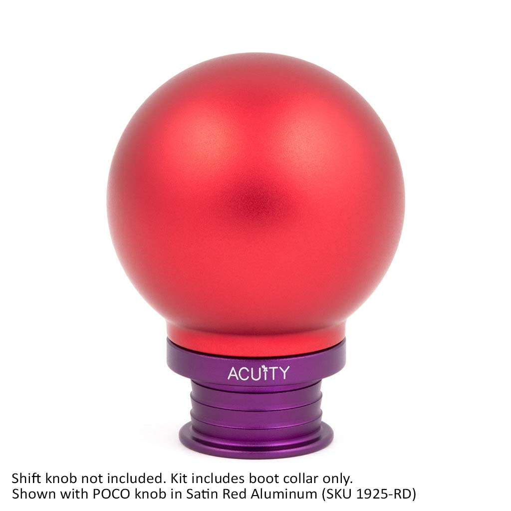 Satin Purple Aluminum Shift Boot Collar for POCO Shift Knobs