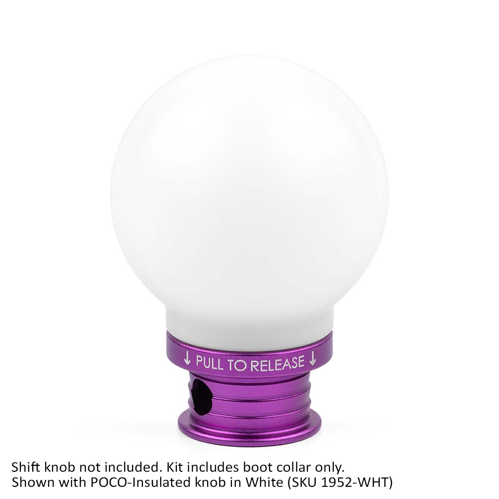 Satin Purple Aluminum Shift Boot Collar for POCO Shift Knobs