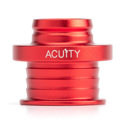Satin Red Aluminum Shift Boot Collar for POCO Shift Knobs