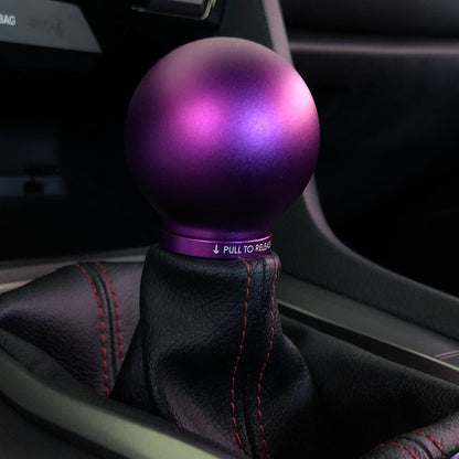 POCO Low-Profile Shift Knob in Satin Purple Finish (M10X1.5)