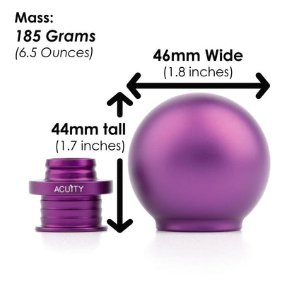 POCO Low-Profile Shift Knob in Satin Purple Finish (M10X1.5)
