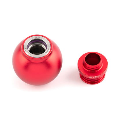 POCO Low-Profile Shift Knob in Satin Red Finish (M10X1.5)