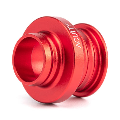 POCO Low-Profile Shift Knob in Satin Red Anodized Finish