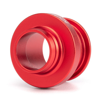 POCO Low-Profile Shift Knob in Satin Red Anodized Finish
