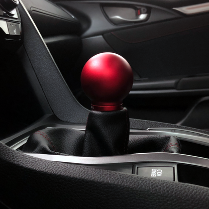 POCO Low-Profile Shift Knob in Satin Red Finish (M10X1.5)