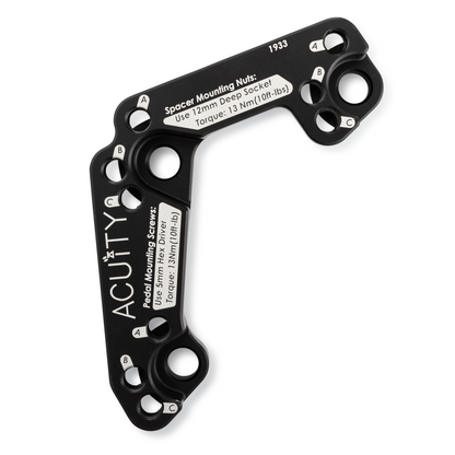 Throttle Pedal Spacer for the Right-Hand-Drive Vehicles