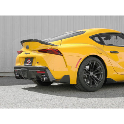 aFe POWER Takeda 2021 Toyota Supra 2.0L (t) 2.5in-3in 304 SS CB Exhaust w/ Carbon Tips