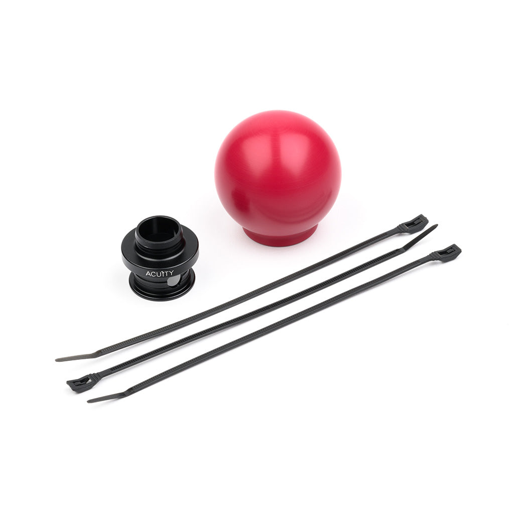 POCO Insulated Low-Profile Shift Knob in Red (M10X1.5)